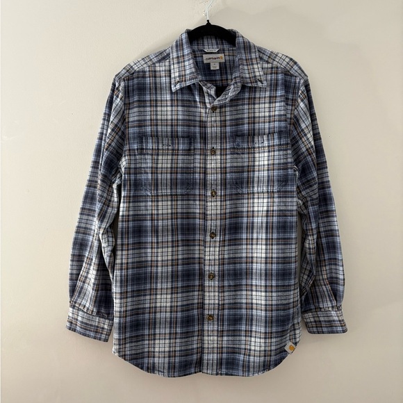 Carhartt Other - Carhartt Men’s Relaxed Plaid Flannel Button Up Shirt